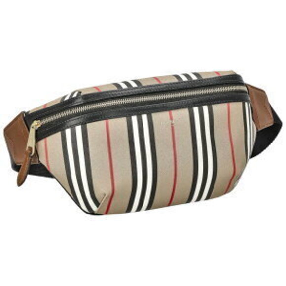 Burberry Handbags - Burberry Check Beige Tan Body Belt Crossbody Bag ARCHIVE
